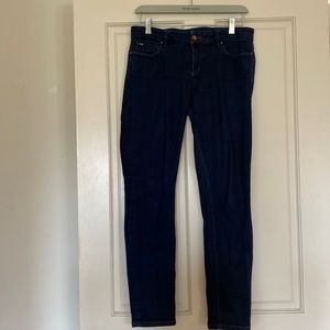 Joes dark blue jeans